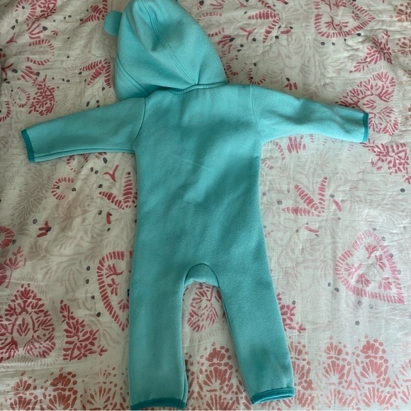 Kickee Pants Fleece Coverall with Sherpa-Lined Hood Size 6-12 months - Picture 6 of 7